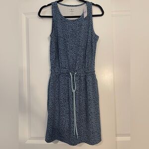 NWT Lou & Grey Leopard Print Luvstretch Pocket Tank Dress XS